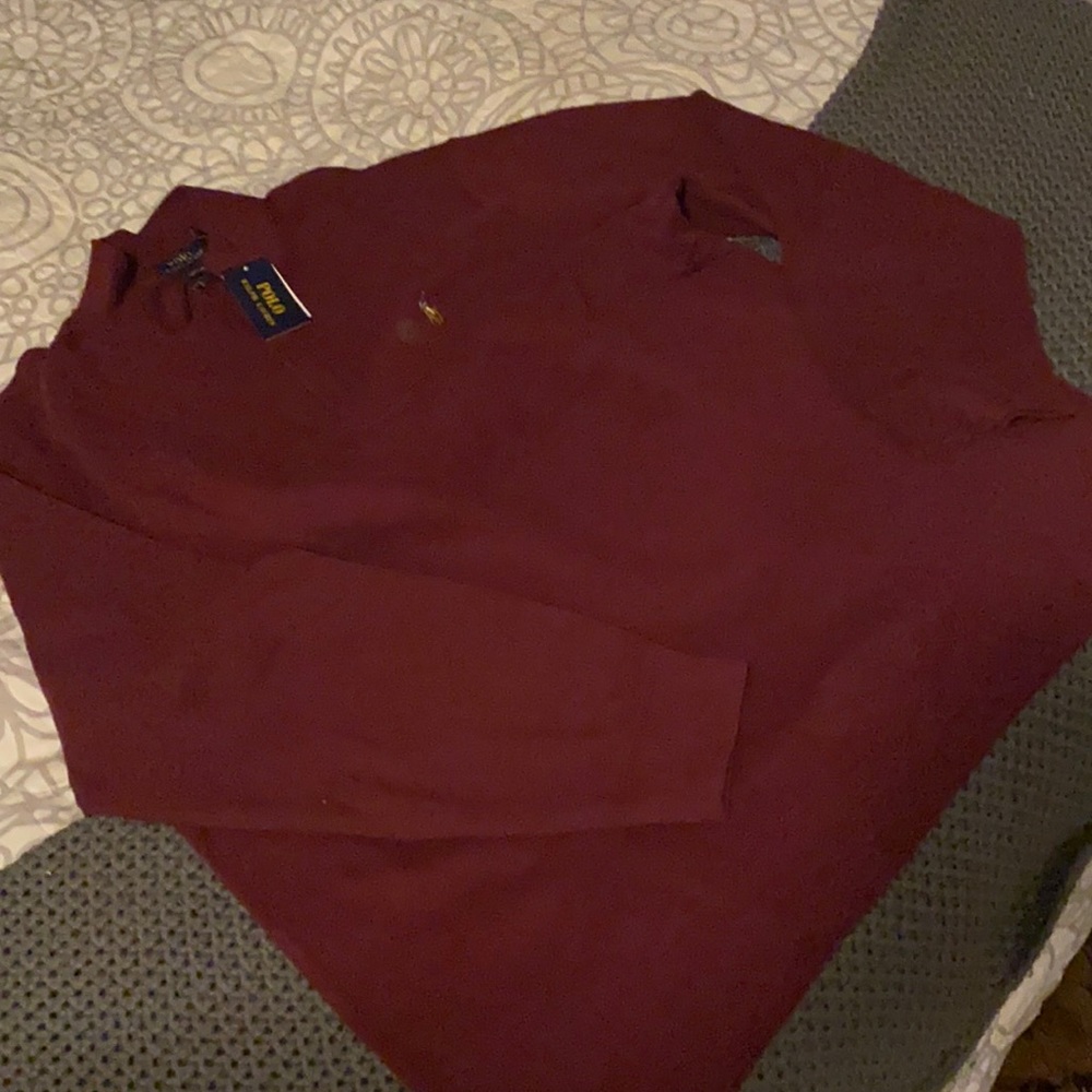 Extra large men’s pullover. Maroon. Brand new, never worn.